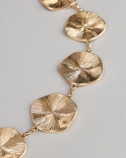 Golden Intent Textured Disc Chain Belt
