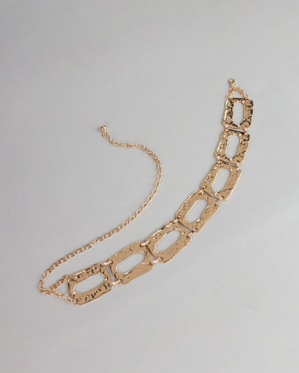 Sleek Statement Chain-Link Belt