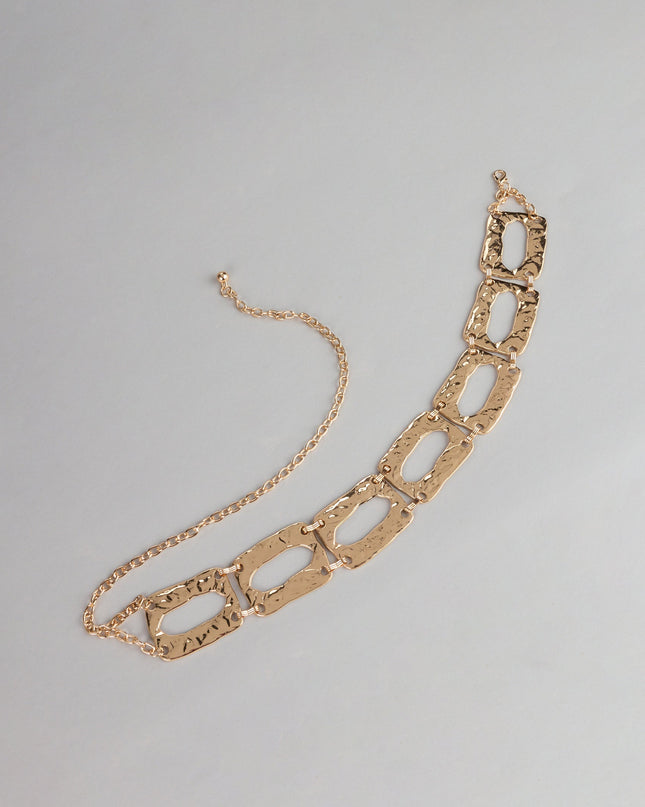 Sleek Statement Chain-Link Belt