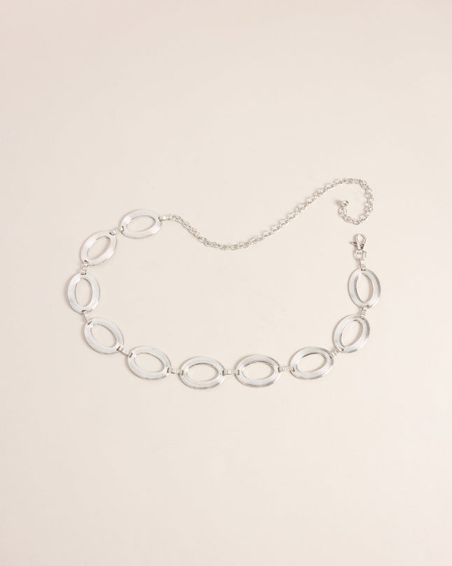Styling Obsession Oval Chain-Link Belt