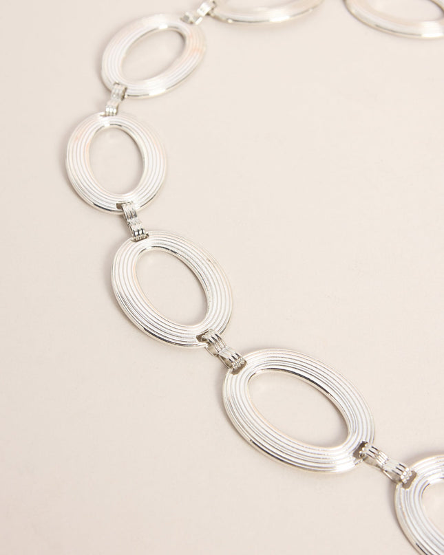 Styling Obsession Oval Chain-Link Belt