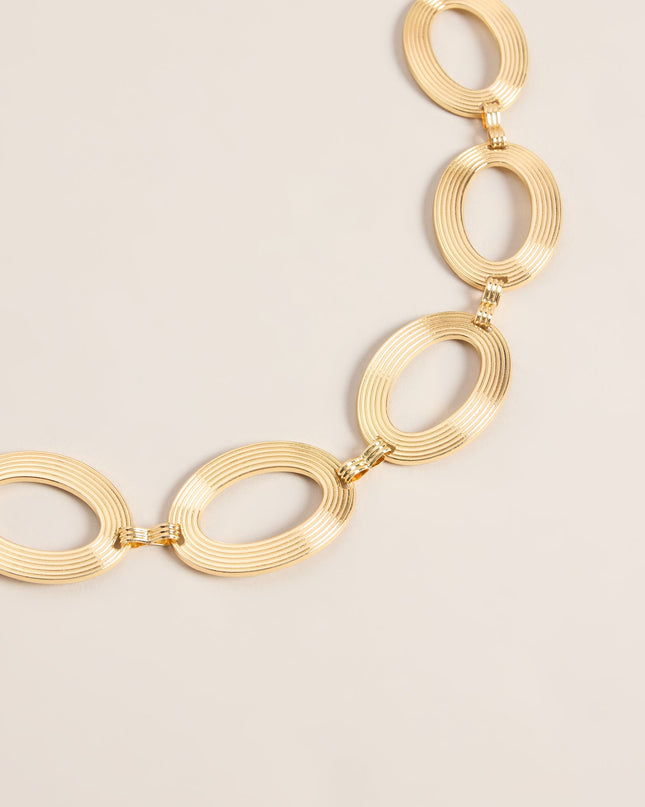 Styling Obsession Oval Chain-Link Belt