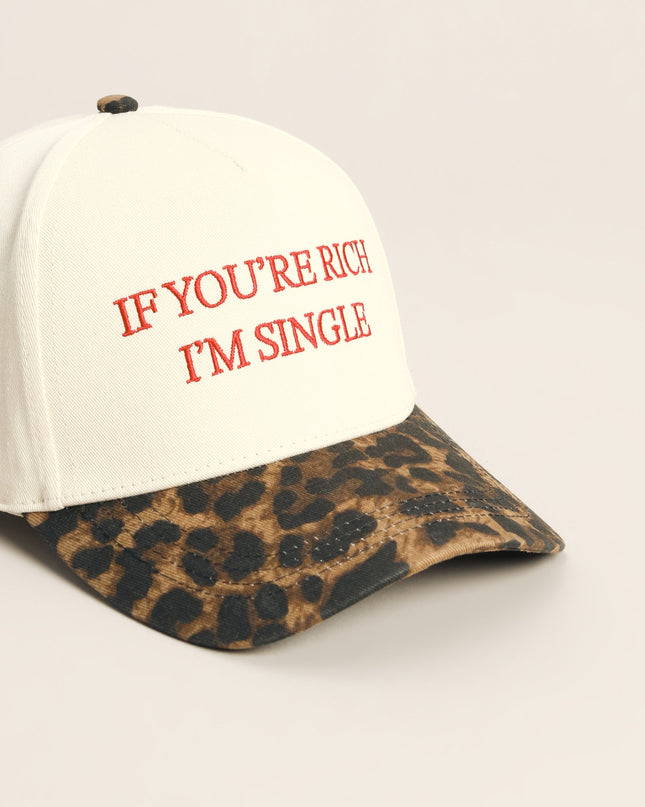 Rich Text Leopard Trucker Hat