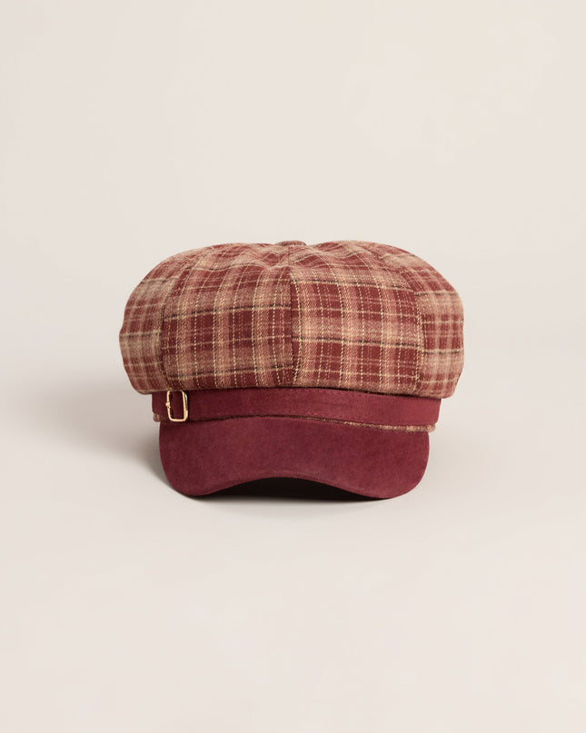 Autumn Edit Plaid Cabby Cap