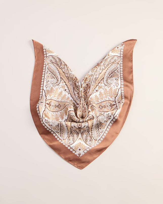 Styled On Repeat Paisley Satin Scarf