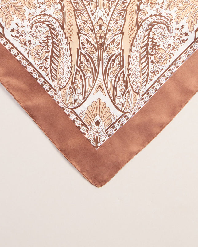 Styled On Repeat Paisley Satin Scarf