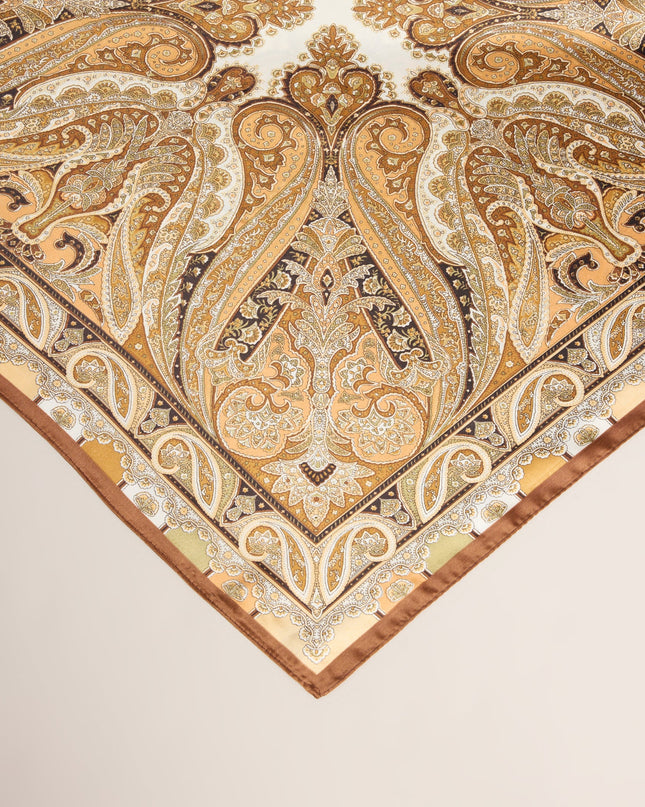 Style Shift Paisley Satin Scarf
