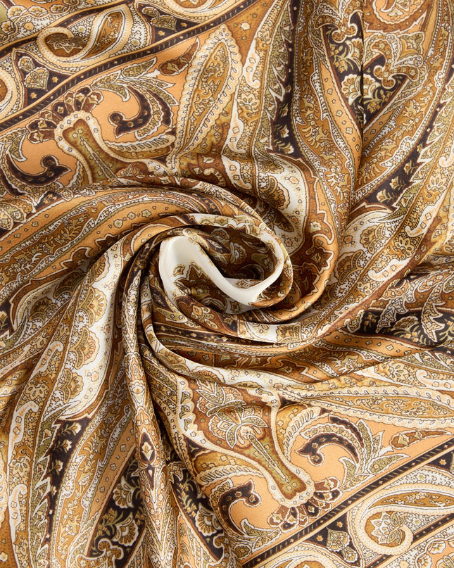 Style Shift Paisley Satin Scarf