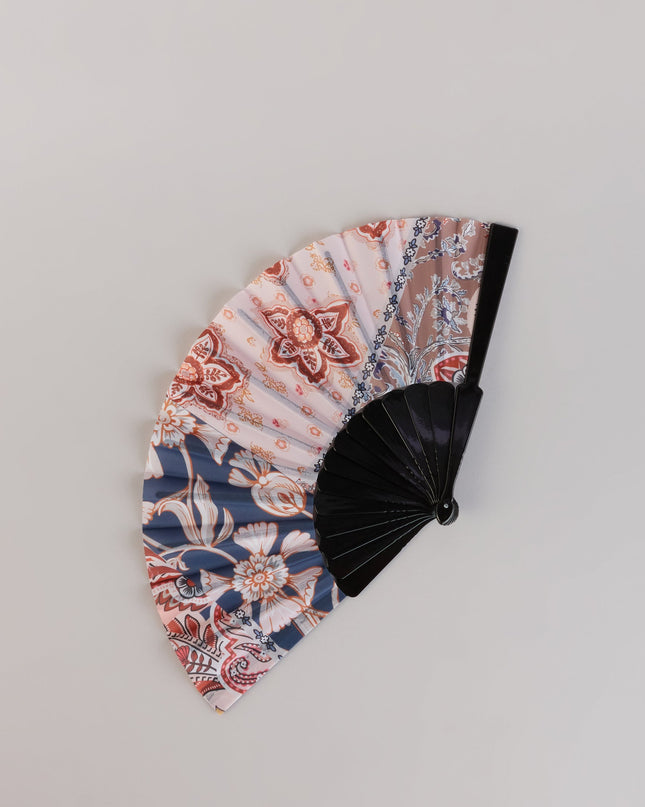 Spring Muse Boho Print Folding Fan