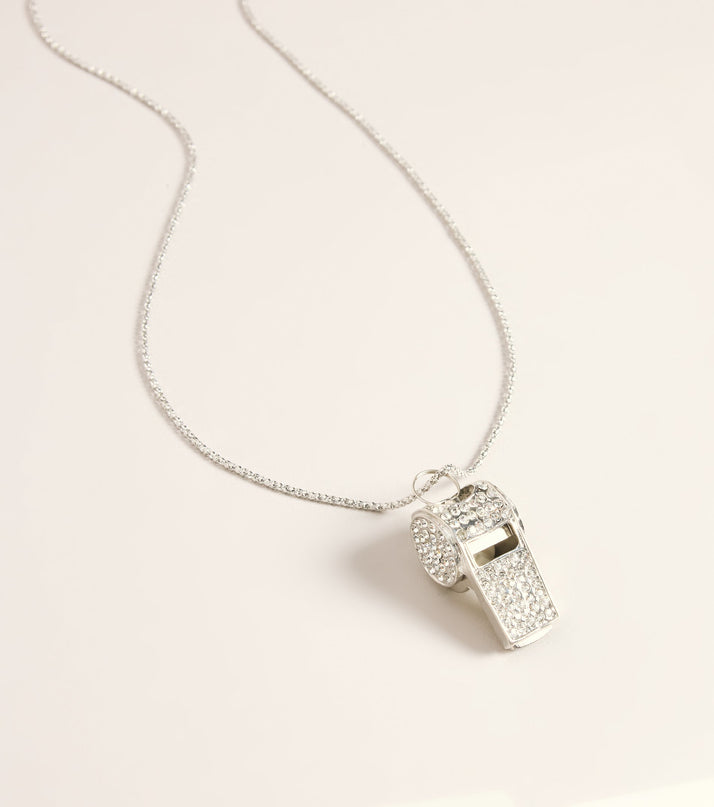 Call It Glam Referee Whistle Necklace