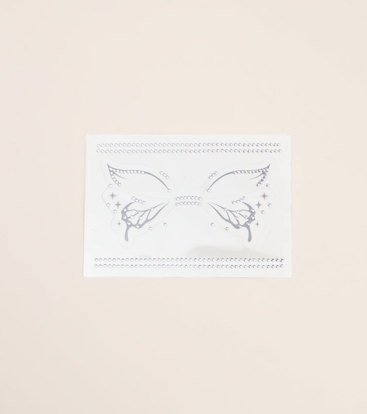 Glam Flutter Butterfly Wing Face Gems