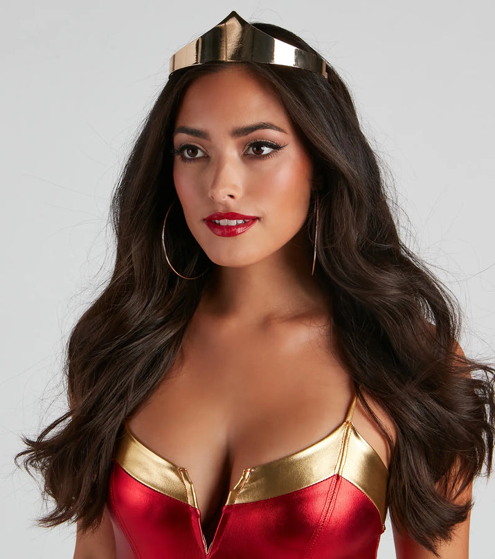 Get inspired with the Warrior Woman Halloween Headband, a feed-worthy gold piece that’s part of Windsor's updated and curated women’s clothing edit packed with must-have fall outfit ideas.
