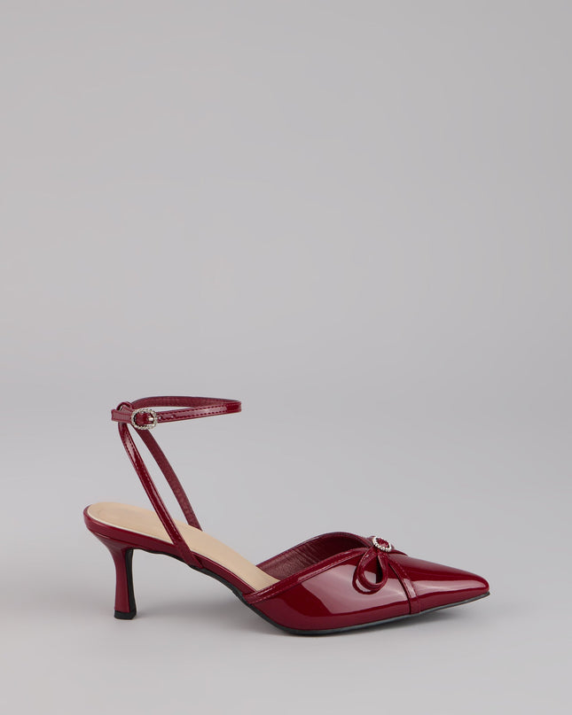 Sweet Point Kitten Bow Heels