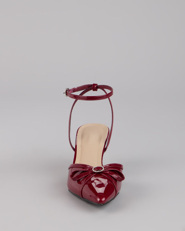 Sweet Point Kitten Bow Heels