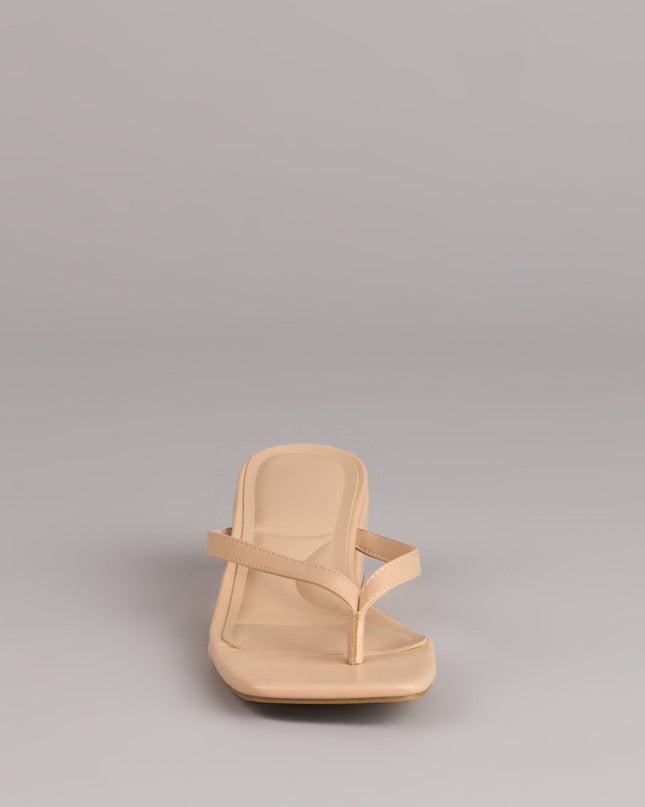 Easy Chic Thong Block Heels