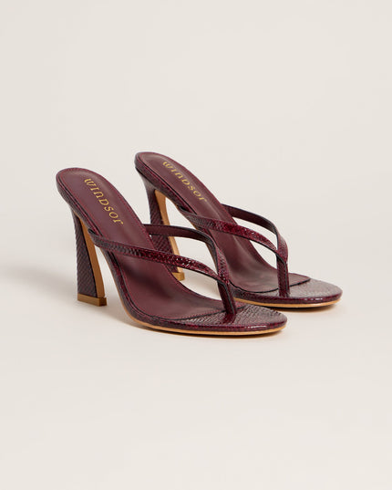 Venomous Intent Snake Thong Mules