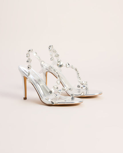 Big Entrance Gemstone Stiletto Heels