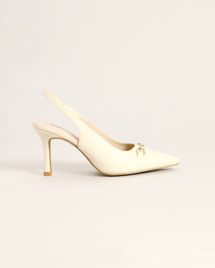 Polished Plans Horsebit Slingback Heels