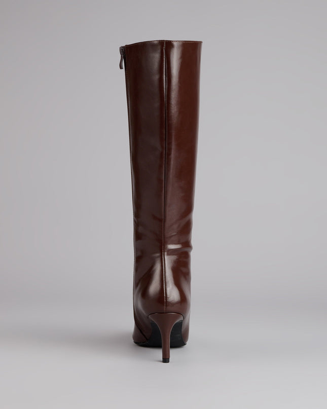 This piece brings trend-right energy to the Sleek Stance Faux Leather Stiletto Boots, perfect for 2026 outfits that stand out.