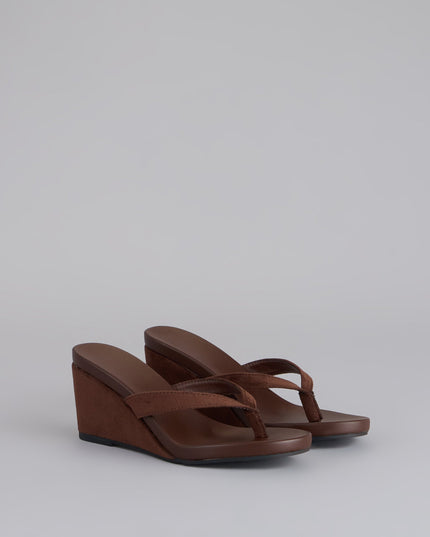 Sunny Day Chic Thong Wedge Heels
